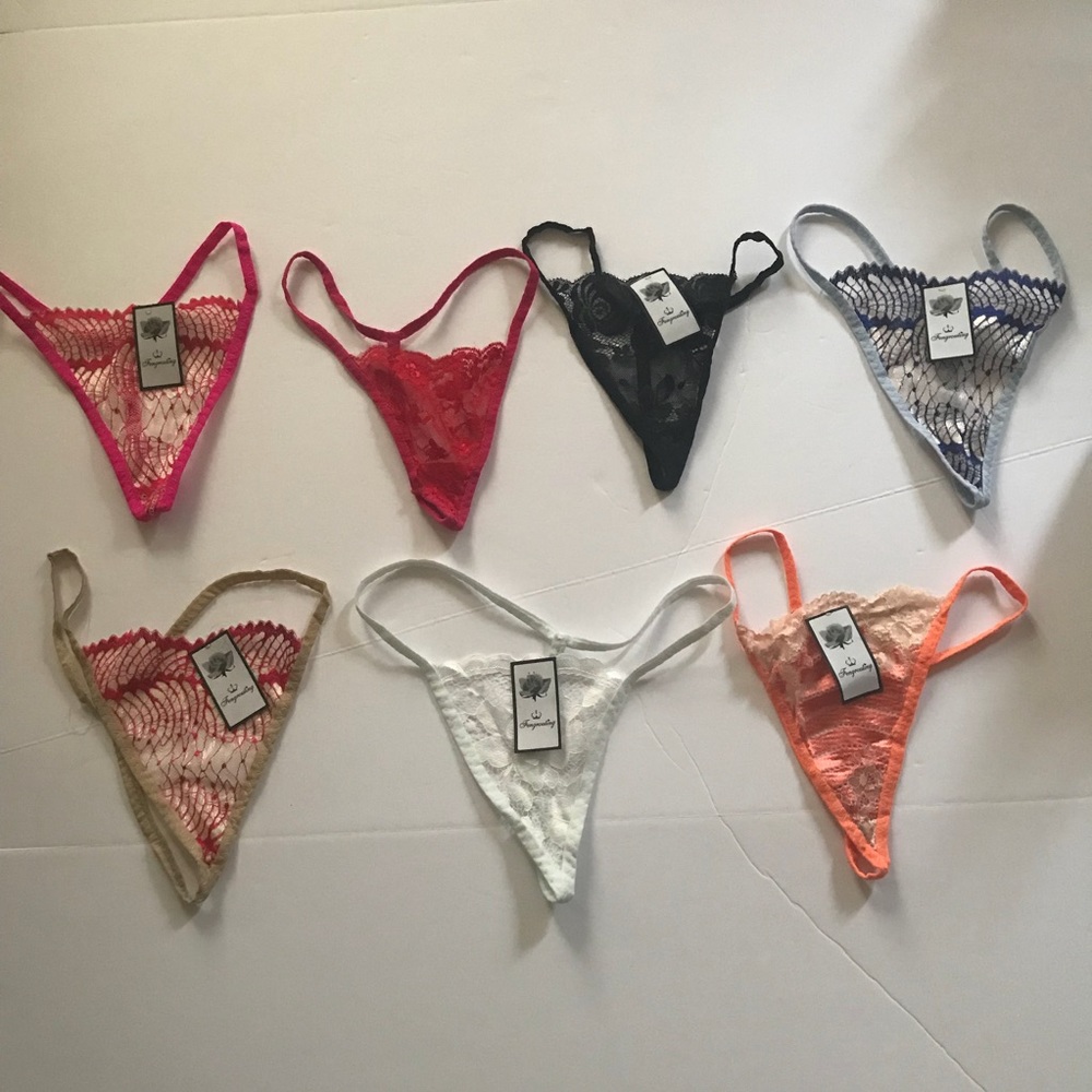 Sexy G-String T-back Thong Lace Panty 6 Pack- IN-2 - Picture 2 of 9